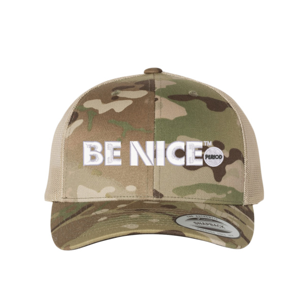 Camo Retro Trucker Cap Thumbnail