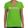Women's V-Neck Fine Jersey Tee Thumbnail